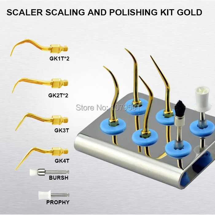 Набор для масштабирования и полировки зубов Kavo набор золотых 1 шт.|tooth kit|dental polishing