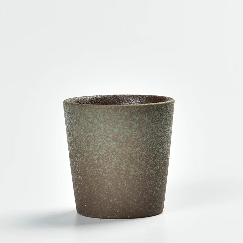 Грубая керамика кунг-фу чайная чашка в японском стиле чайная чашка черные чашки одна чашка креативные керамические мастера чайная чашка