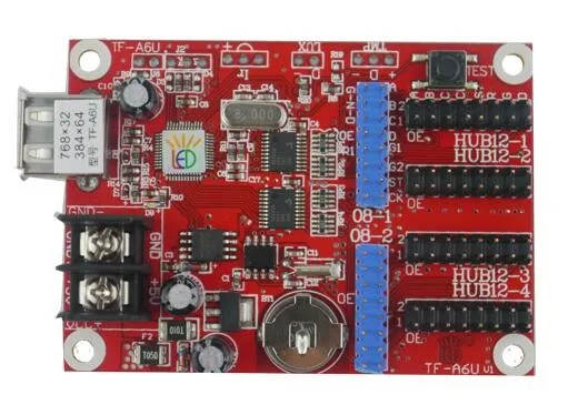 Светодиодный дисплей, карта управления, Полноцветный Интерфейс USB, TF-A6U(TF-A5U), светодиодный знак прокрутки, светодиодный контроллер движущихся знаков