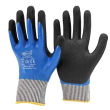 Nmsafety Новое поступление водонепроницаемые и маслостойкие и устойчивые к порезам Многофункциональные защитные перчатки