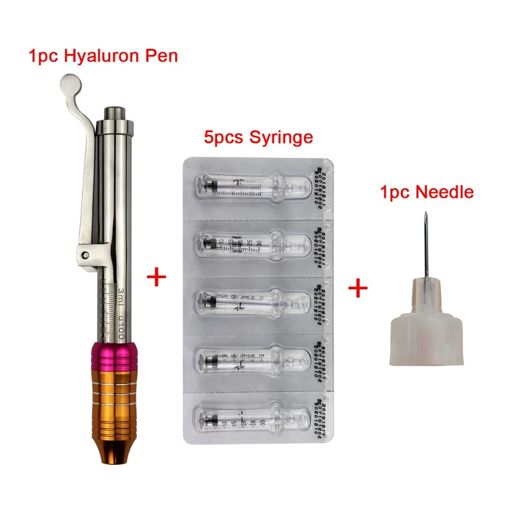 3 мл гиалуроновая ручка Мезотерапия пистолет без игл инъекции гиалуроновая сыворотка ручка для против морщин омоложения кожи мезо пистолет