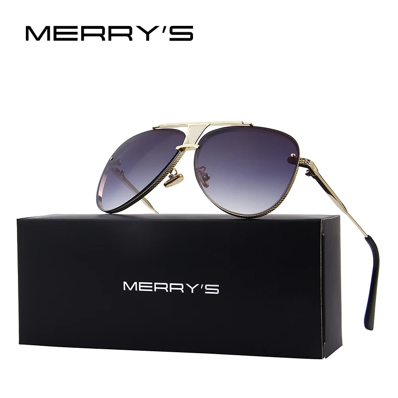 

MERRY'S 2017 New Arrival Women/Men Classic Brand Designer Pilot Sunglasses 100% UV Protection S'8111