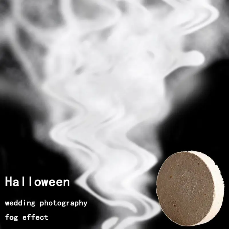

10pcs Halloween Props Purifier Demonstration Special Smoke Cake Air Purification Demo Smoke Film Festive Party Supplies New
