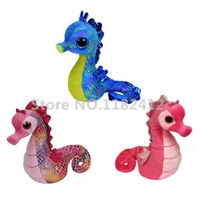 Розовый Majestic Blue Neptune Seahorse плюшевая игрушка 15 см 6 ''милые большие глаза мягкие животные детские игрушки для детей