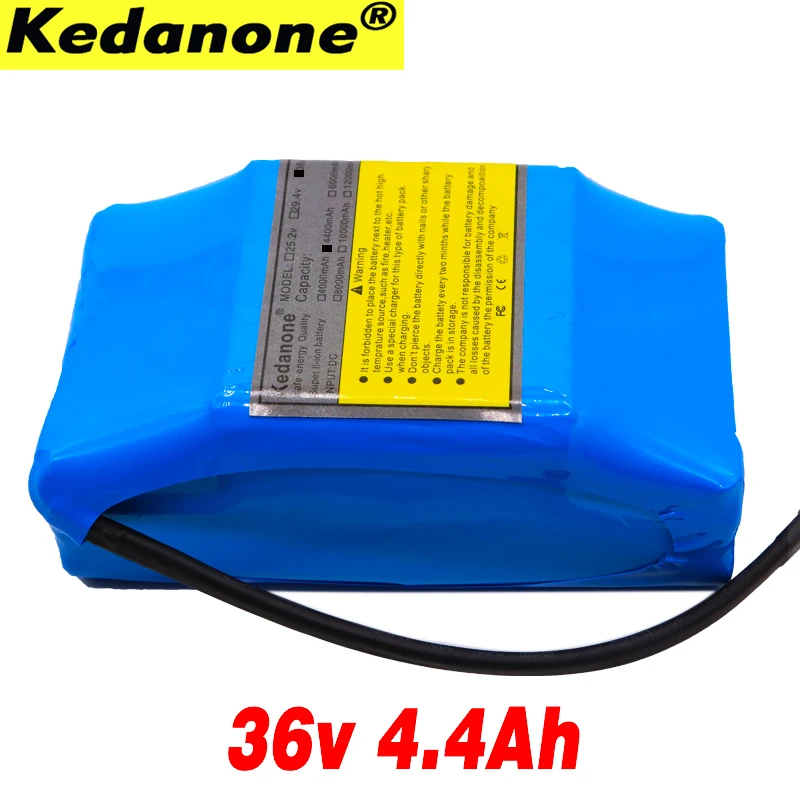 

Balance Scooter 36V 4.4ah Lithium Battery High Drain 2 wheel Electric Scooter Balancing Battery For Self-balancing Fit 6.5 "7"