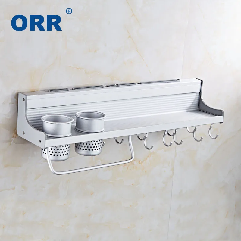 Многофункциональный кухонный стеллаж для хранения Fastnes Wall mount Bar Suprimentos Estante cocina ORR