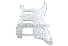 Niko blanco perla celuloide 4 capas eléctrica Guitarras pickguard SSH pickups para Fender Strat style eléctrica Guitarras envío libre