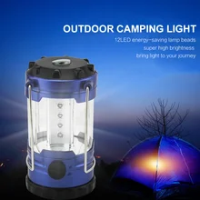 Портативный 12led аварийная безопасность выживания Инструменты для кемпинга огни Кемпинг Туризм Рыбалка чтение ураган отключения