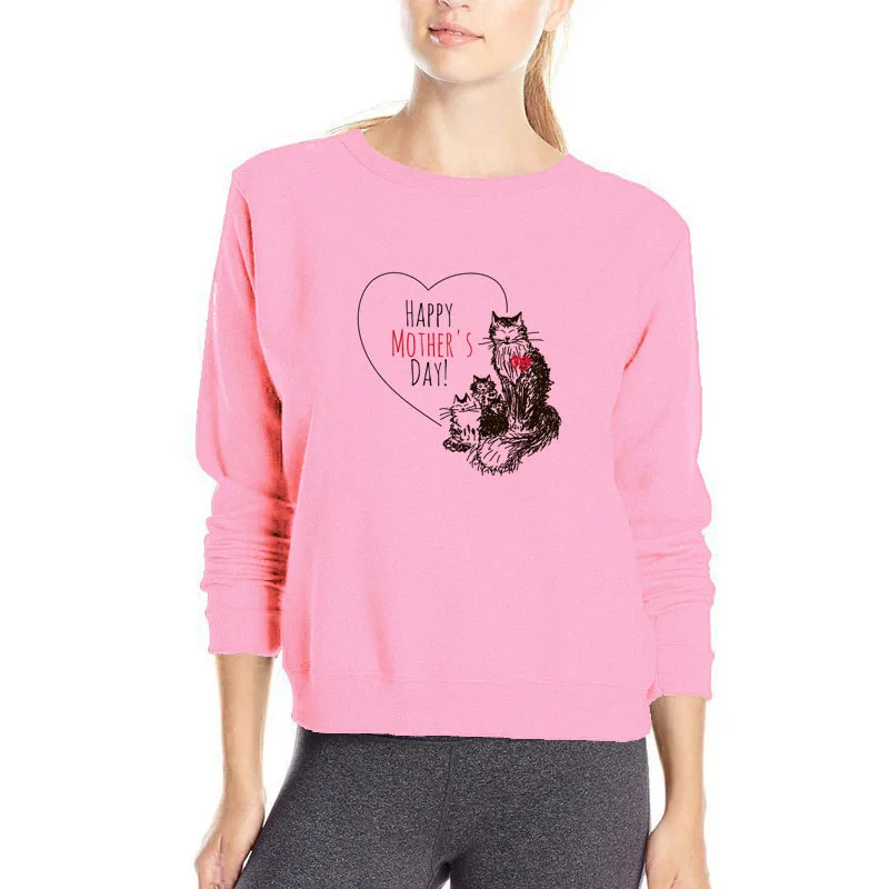 

Happy mother's day hoodies special offer original sweatshirt cheap sale brand new clothes comfortable cotton hoody for women