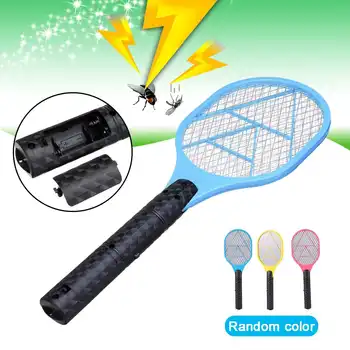 

Electric Handheld Bug Zapper Mosquito Dispeller Insect Electric Fly Swatter Racket Bug Fly Mosquito Zapper Swatter AA battery