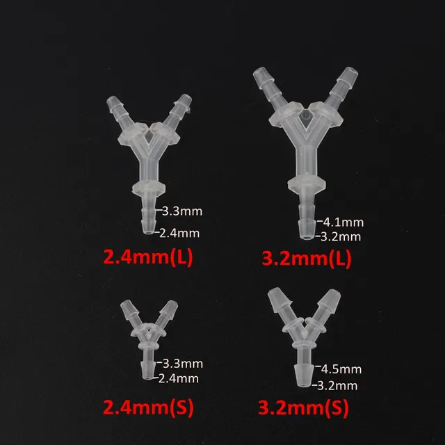5Db Környezeti 2 Mm-Es 4 6 Puha Tömlőszerelvények Y-Típusú Tee-Csatlakozó Akvárium Adapter Haltartály Légszivattyú Ízületi 3 Út Csatlakozó - Image 2