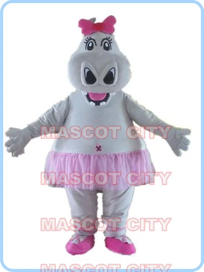 

mascot hippo girl mascot costume newly customized adult size cartoon hippo theme anime cosplay carnival fancy dress kits 2616