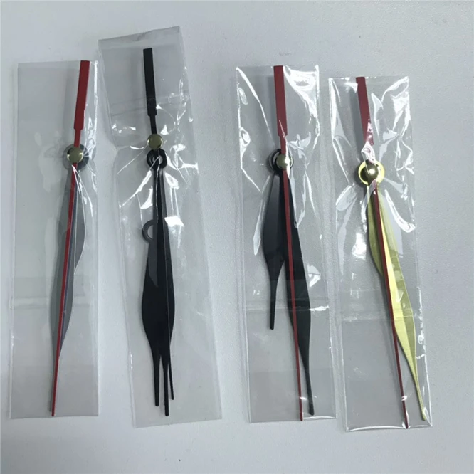 100sets DIY Wall Clock Accessories Metal Needle Pointer Second Hand Minute Hour Hand Set Needles Clocks Home Decor