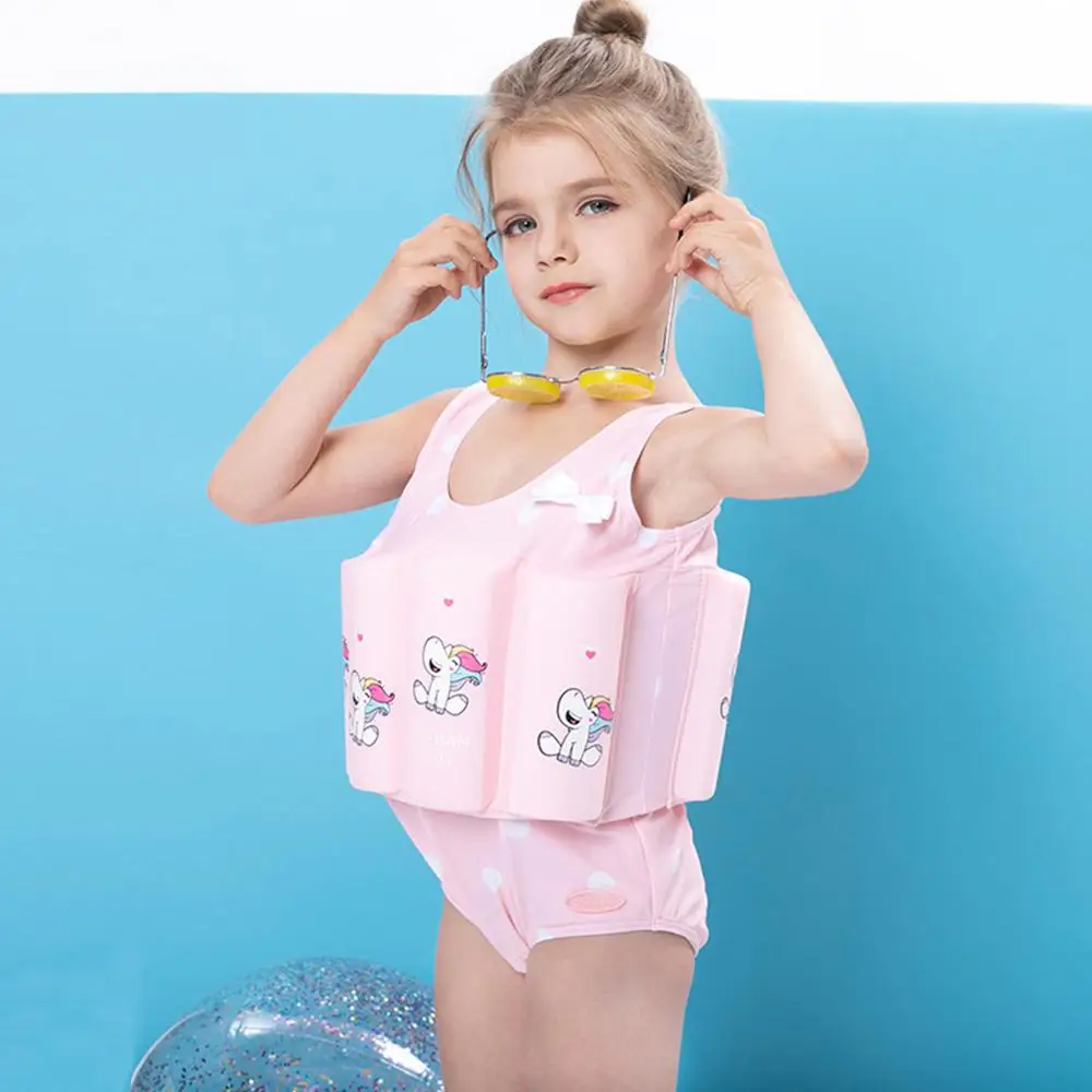 Girls Swimsuits Child Swimming Trunks Shorts Children's Swimwear Kids Buoyancy Swimsuit Baby Boys Girls Swim Vest