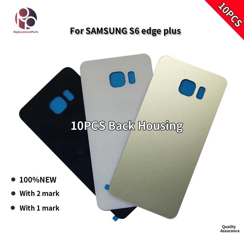 

10PCS Back Housing For Samsung Galaxy S6 edge plus Back Cover Case Battery Rear Door G920 G925 Replacement G928 Battery Cover