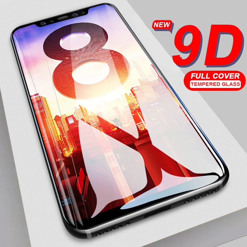 

9D Full Cover Tempered Glass For Xiaomi Mi 8 SE 8 Lite A1 A2 Mi 5 5S 5C 5X 6 6X Mi 9 SE Screen Protector Glass Protective Film