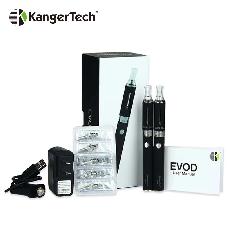 Новый оригинальный KangerTech 650 мАч EVOD стартовый комплект с атомайзером BCC 4 Windows и
