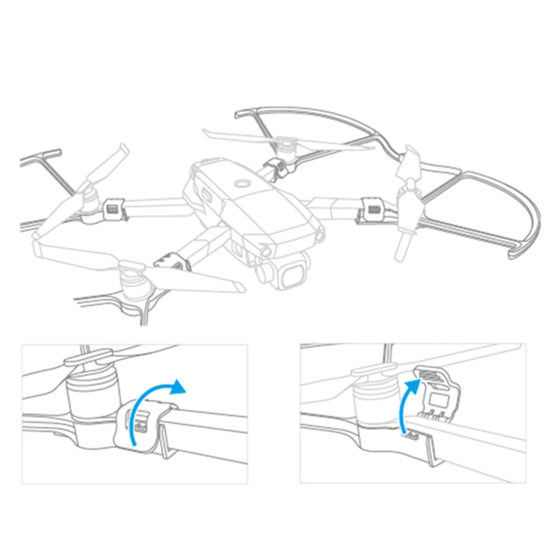 PGYTECH купить 1 получить 1 подарок защита весло пропеллер защитный круг для DJI MAVIC 2 PRO/MAVIC 2 ZOOM Drone RC полета БПЛА