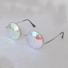 Очки-калейдоскопы в стиле унисекс с металлической оправой
