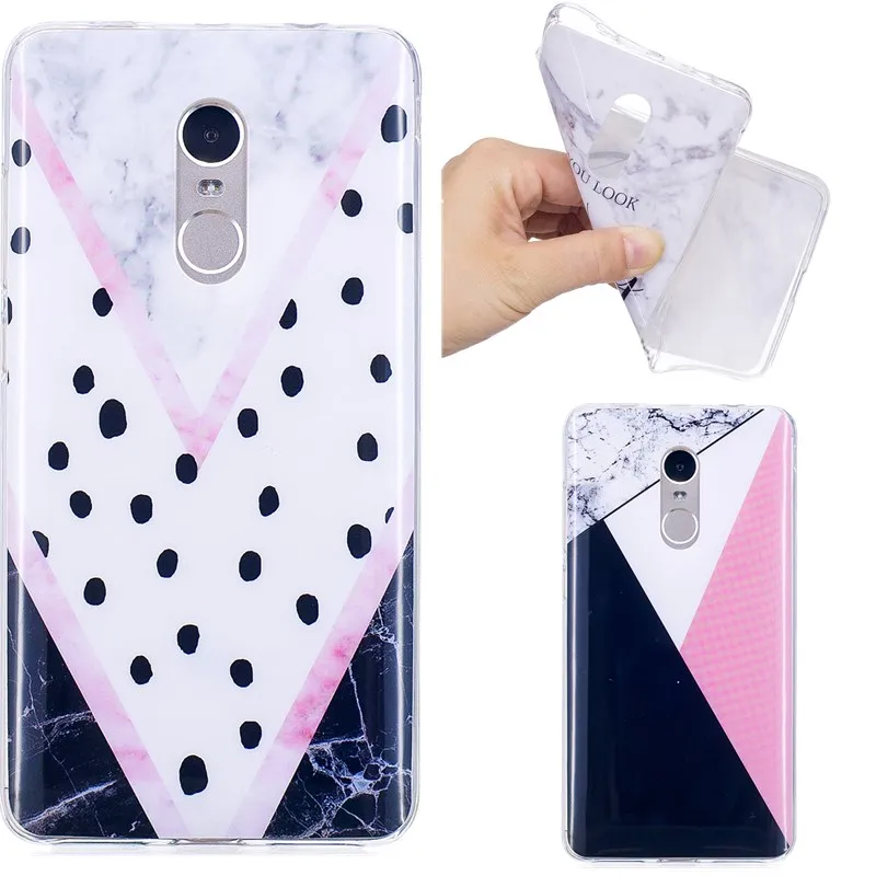 

luxury Marble Stone Case For Xiaomi Redmi 5A Note 4 X 6Pro soft Silicone TPU Rubber Letter For xiaomi redmi 4x 6 A