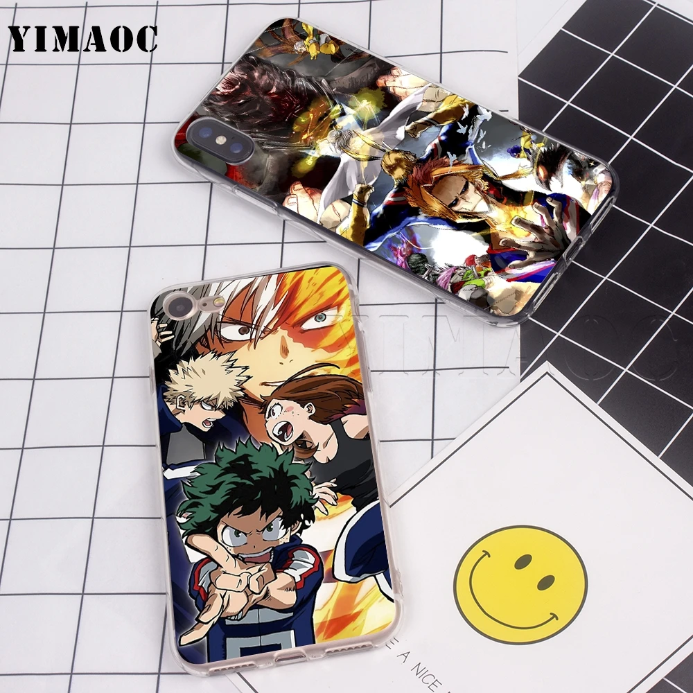 Силиконовый чехол YIMAOC My Hero моя геройская Академия для Huawei Honor Mate 20 6a 7a 8x 7c 7x9 10 Nova 3i 3