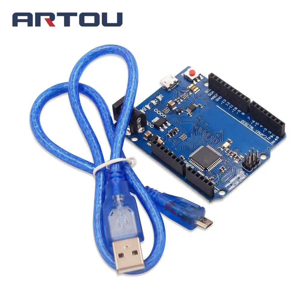 

1PCS Leonardo R3 ATmega32u4 Development Board with USB Cable for ard uino DIY Starter Kit