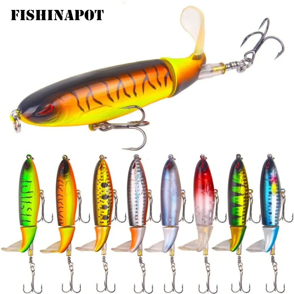 FISHINAPOT الهائل بوبر 9 سنتيمتر 13 جرام توبواتر الصيد إغراء الاصطناعي الطعم الثابت 3D عيون Plopper لينة الدورية الذيل الصيد معالجة FISHINAPOT الهائل بوبر 9 سنتيمتر 13 جرام توبواتر الصيد إغراء الاصطناعي الطعم الثابت 3D عيون Plopper لينة الدورية الذيل الصيد معالجة