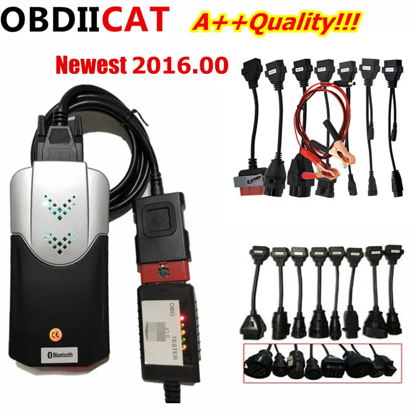 

OBDIICAT-CDP 2019 obd scanner tcs 2016.R0 bluetooth vd tcs obd2 diagnostic tool+8 pcs car truck cables+8 pcs car cables