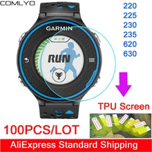 100 шт. в лоте; эластичная ТПУ пленка для Garmin Forerunner 220 225 230 235 620 630 Экран защитная плёнка для НУА Вэй 41 мм Диаметр