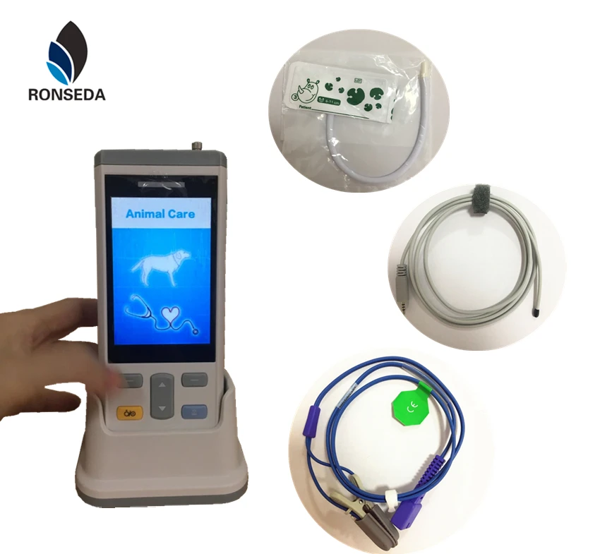 

3.5 Inch Handheld Veterinary Vital Sign Monitor Animal use monitor for Cat/Dog,Mouse use,Pet Shop measuring vital Sign Monitor