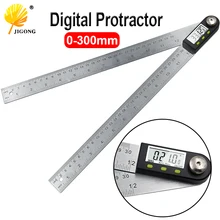 300 мм 1" Цифровой Угол линейки Finder метр транспортир Инклинометр Гониометр электронный угловой датчик из нержавеющей стали