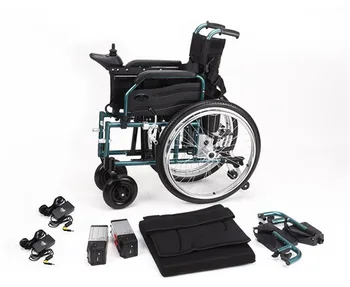 

2020 new production aluminum portable remote power electric wheelchair CE approval