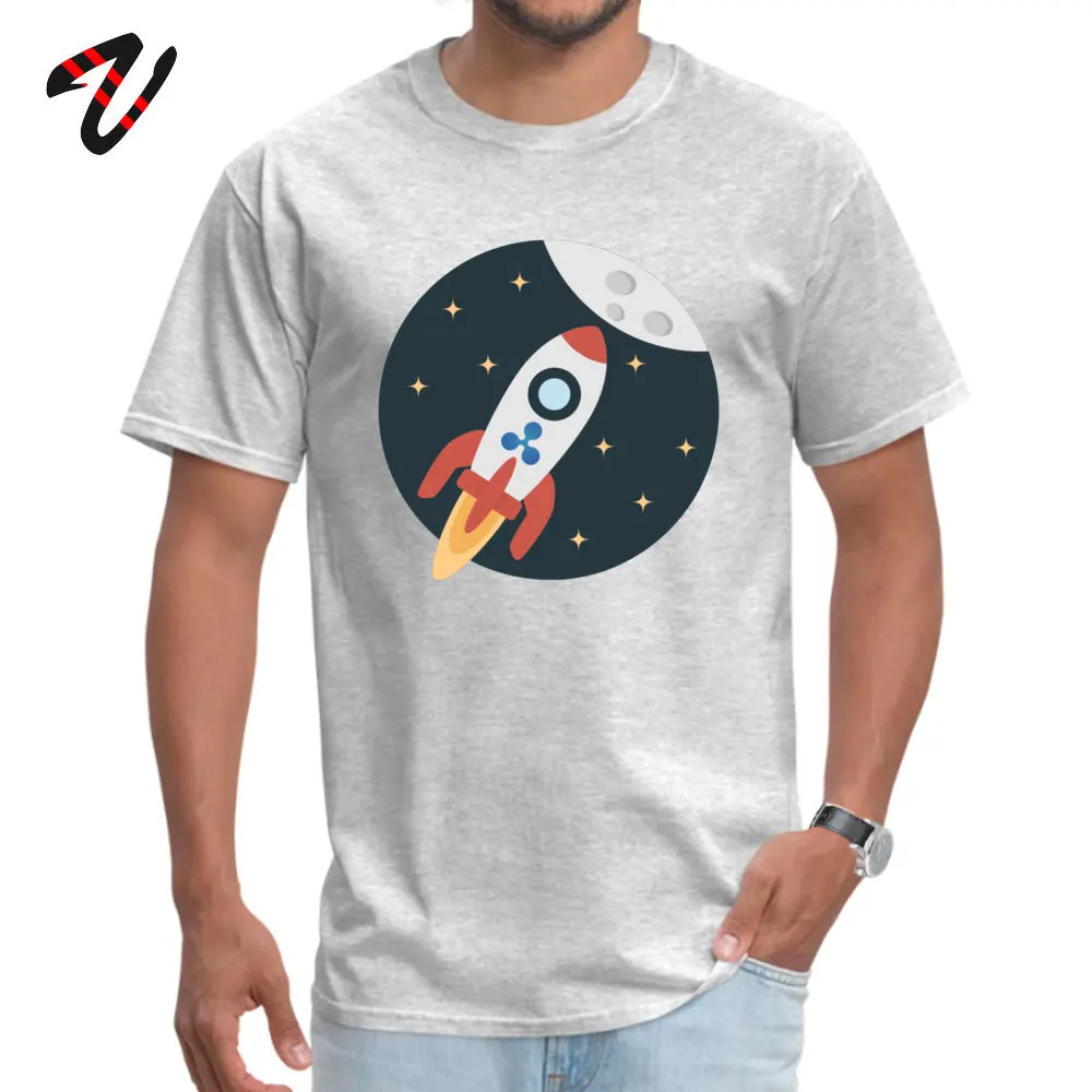 Ripple To The Moon Custom Tops & Tees Short Sleeve for Students All Cotton Father Day Crewneck Tshirts Cool T-Shirt On Sale Ripple To The Moon 27021 grey