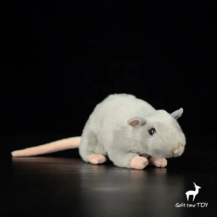 

Dropshipping 17CM Super Soft Mini Plush Mouse Lifelike Plushie Toy Rat Doll Realistic Stuffed Animal Plush Toy