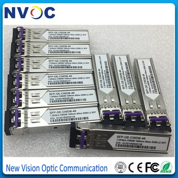 

1.25G 1490nm 40km 1270-1610nm Dual Fiber LC CWDM SFP Optical Transceiver Module with DOM Function