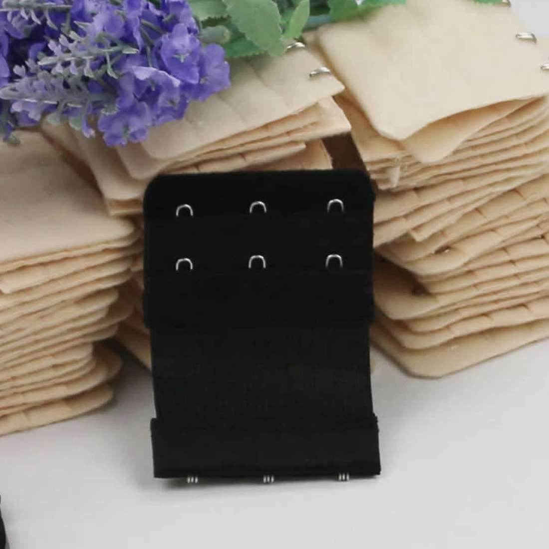 

3Pcs Underwear Belt Adding 4 Colors Women's Intimates Hot Sale New Ladies 2/3 Hook Bra Extender Soft Bra Extension Strap