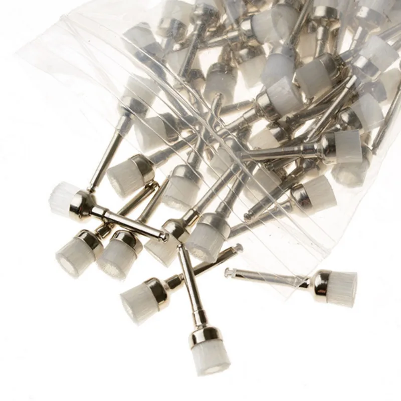 Dental-lab-Polishing-Brushes-Latch-Flat-Nylon-Tapered-Type-Teeth-whitening-Prophy-Brush-100pcs-Box