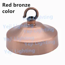 85 мм потолочная розовая красная бронзовая старинная лампочка потолочное крепление для лампы Эдисона комплект шнуров с открывающимся крюком аксессуары для освещения