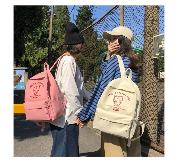 Menghuo Preppy Style Women Backpack for School Teenager Girls School Bag Ladies Canvas Fabric Backpack Female Bookbag Mochilas_34_20