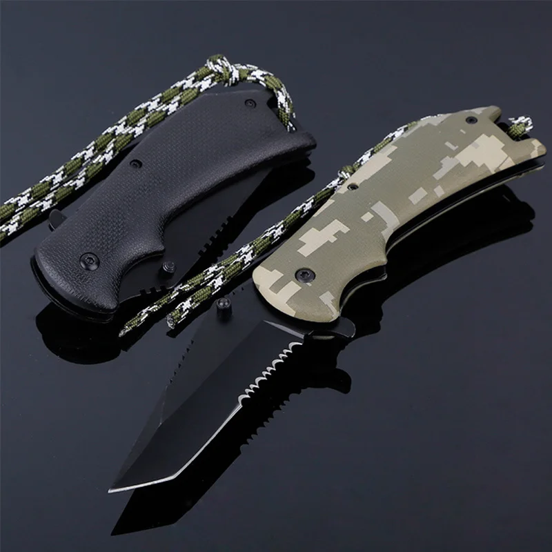 

Multifunction Folding Fold Knife Portable Key Ring Camping Mini Peeler Keychain Tactical Rescue Survival Outdoor Tool Hunting