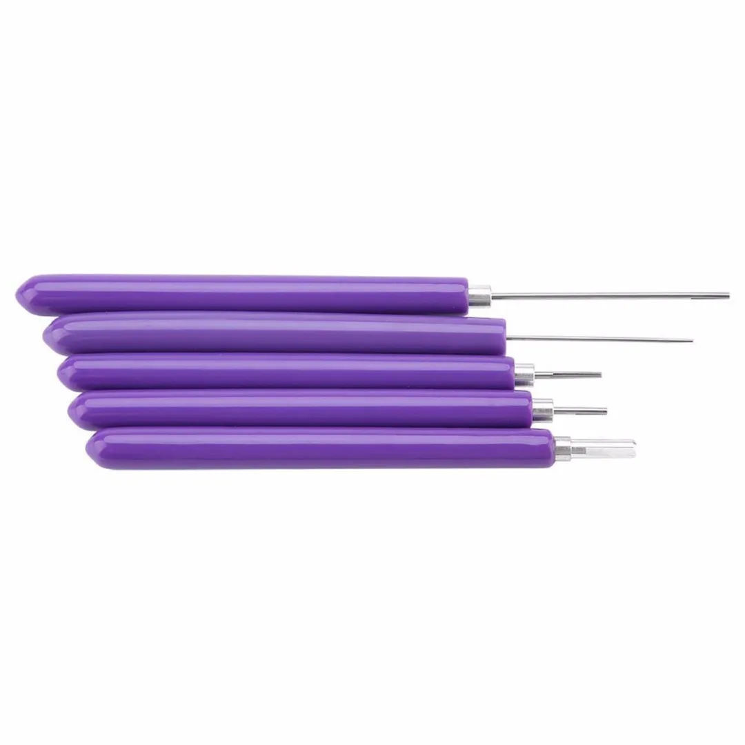 5pcs Paper Craft Quilling Pen DIY Paper Reel Tool Slotted Scrapbook Slotted Craft Tools