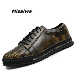 Misalwa 2019 дропшиппинг для отдыха мужские спортивная обувь повседневное в виде ракушки головы обувь Новый Стиль Парикмахерская толстой подошв