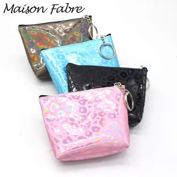

Maison Fabre Bag ladies mini coin purse zipper Plastic Short women wallet Leopard portable purses and handbags simple Wallet bag