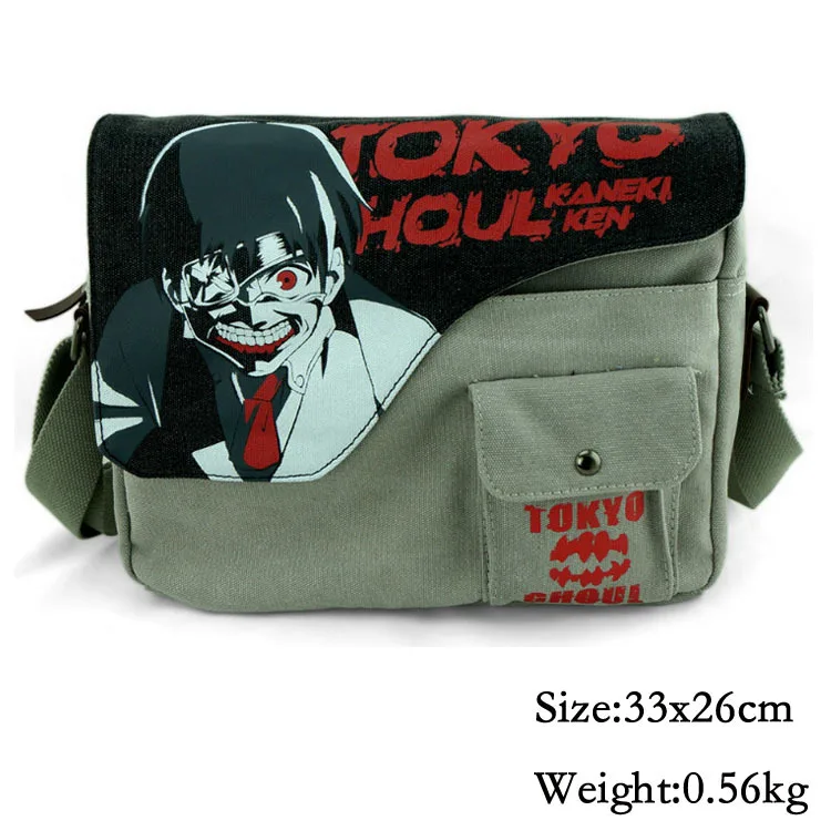 2018 Anime Tokyo Ghoul Kaneki Ken Cosplay Shoulder Messenger bag Canvas