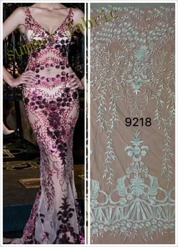 

African lace fabric 2017 Latest French Laces Fabrics High Quality Tulle African Laces Fabric Wedding