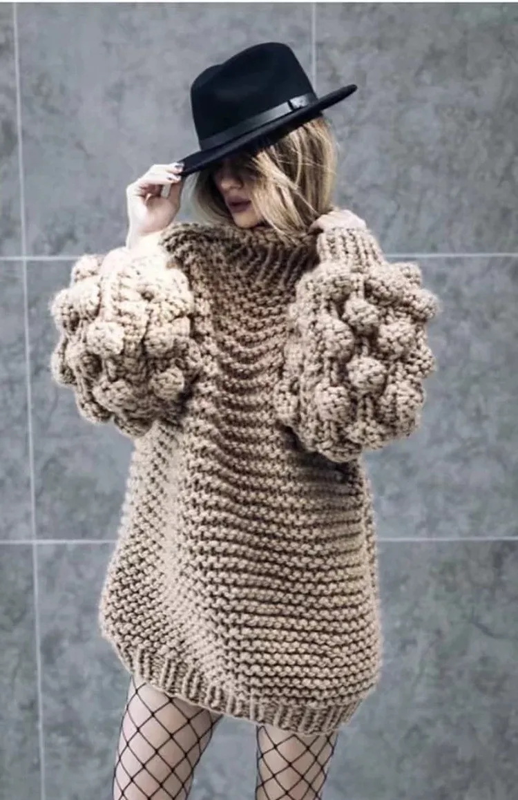 Chunky Knit Sweater2018 Warm Winter Sweater Women