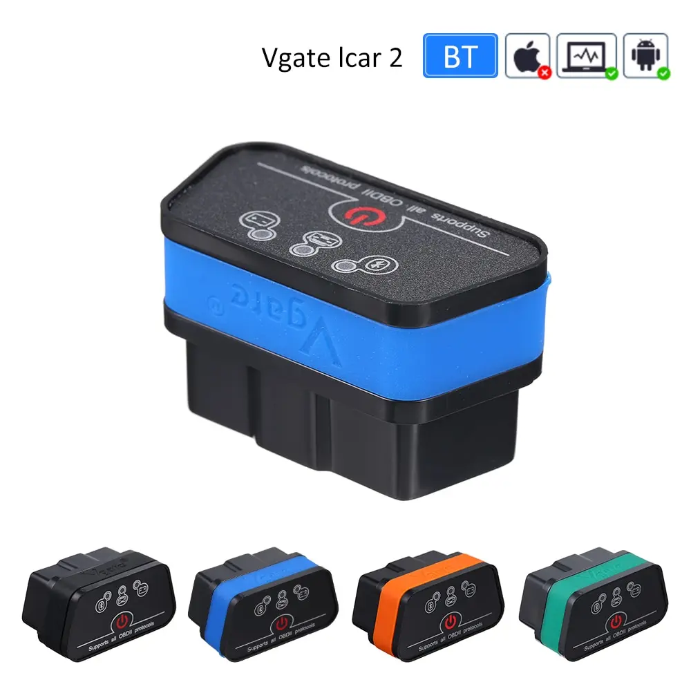 Диагностический инструмент Vgate iCar2 BT адаптер для ПК/Android телефона считыватель