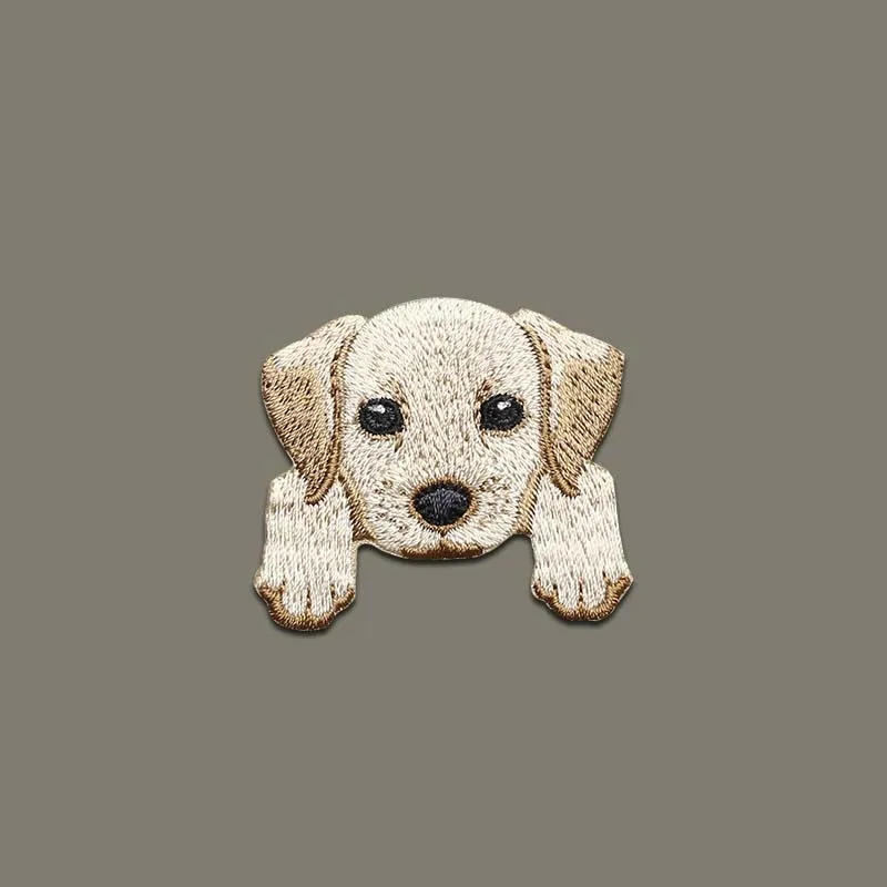 Cute Chihuahua Shiba Dog Embroidered Patch for Clothing and Accessories