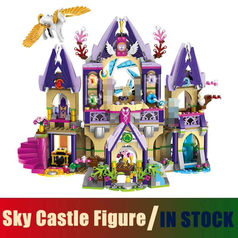 

Compatible Lego Elves 41708 Models Building Toy Skyra's Mysterious Sky Castle Figure 809pcs 10415 Building Blocks Toys & Hobbies