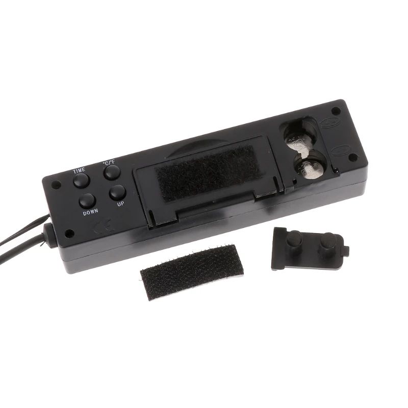 Auto Black Clock Car Voltage Car Digital Temperature Thermometer Alarm Clock capable of switching temperature Auto Black Clock Car Voltage Car Digital Temperature Thermometer Alarm Clock capable of switching temperature
